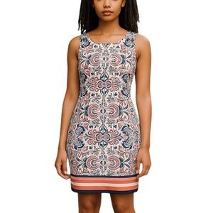 Vince Camuto 4 Sleeveless Layered Knee Length Dress Office Wedding Party Chic